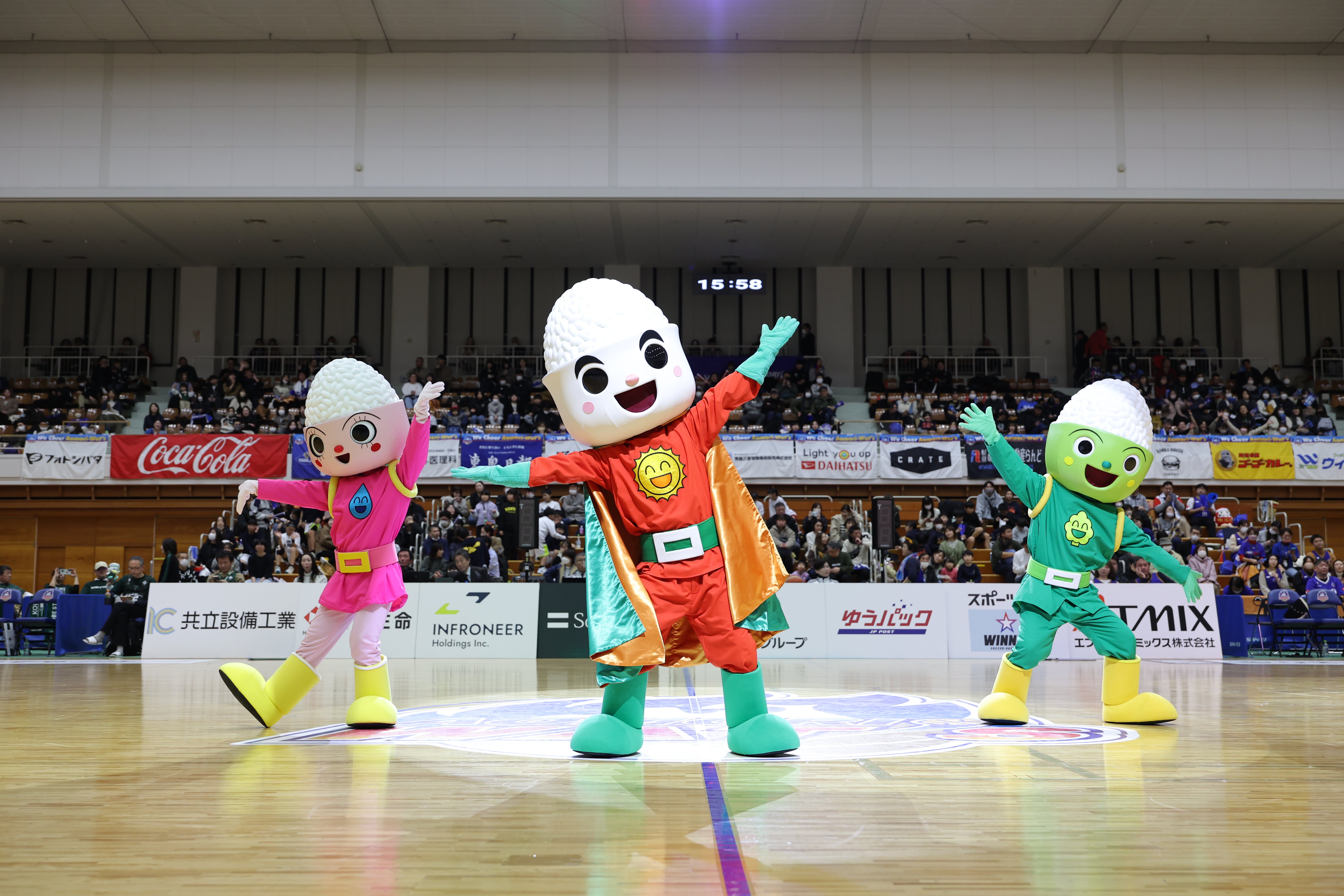 【1/24（土）ハーフタイム】青森米本部presents「お米大使」ハーフタイムショー＆フリースロー対決